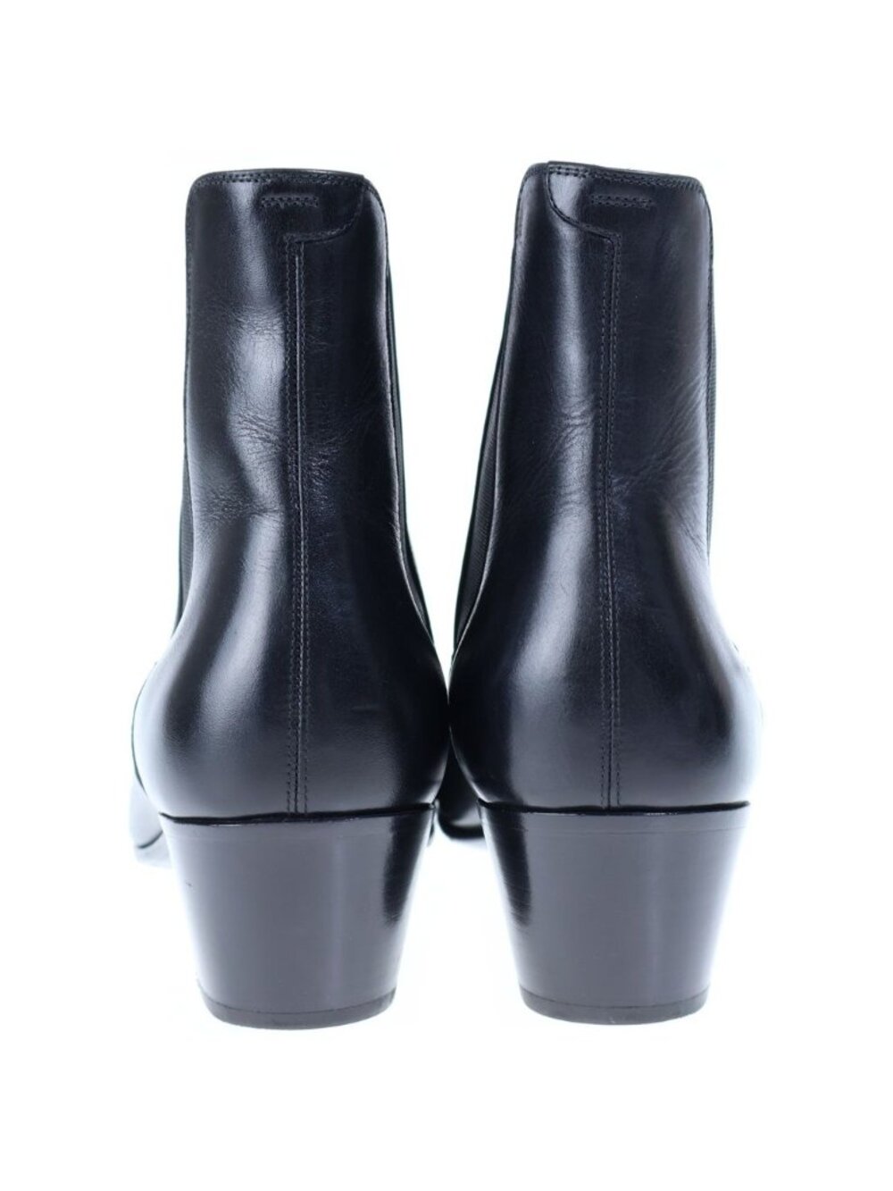 Celine Jacno Side Gore Leather Boots Black - Gem